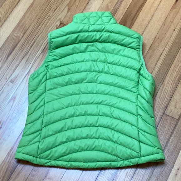 Patagonia Vest Green Down Sweater 800 Goose Full Zip Puffer size large - Picture 8 of 11